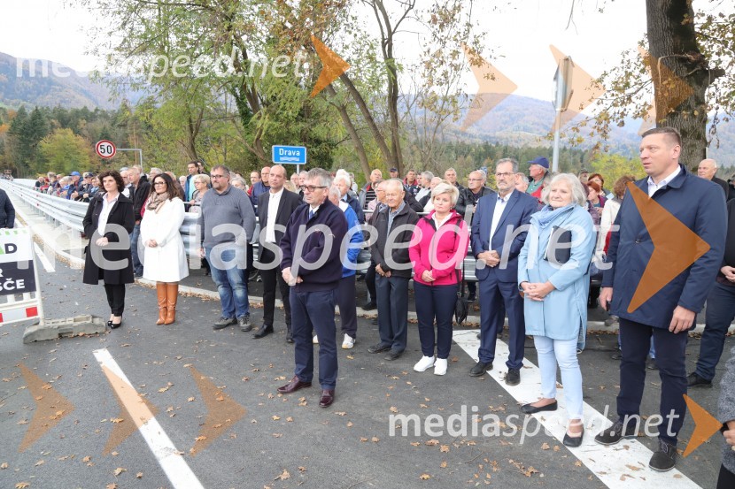 Slavnostno odprtje mostu med Rušami in Selnico ob Dravi