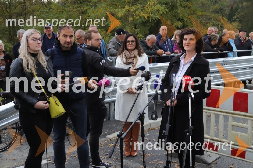  Nika Lesjak;  ... ;  ... ;  Urška  Repolusk, županja občine Ruše;  Vlasta Krmelj, županja, Občina Selnica ob DraviSlavnostno odprtje mostu med Rušami in Selnico ob Dravi
