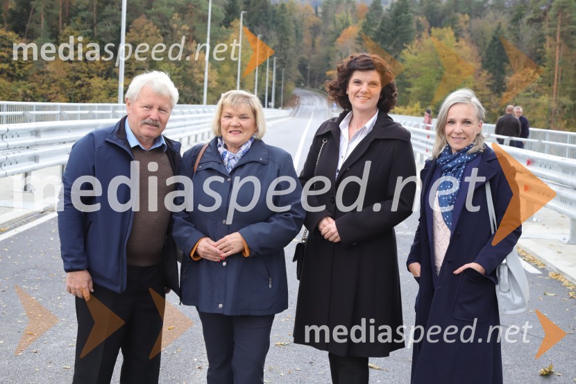  ... ;  Bernarda Mandres;  Vlasta Krmelj, županja, Občina Selnica ob Dravi; mag. Mojca GregoričSlavnostno odprtje mostu med Rušami in Selnico ob Dravi