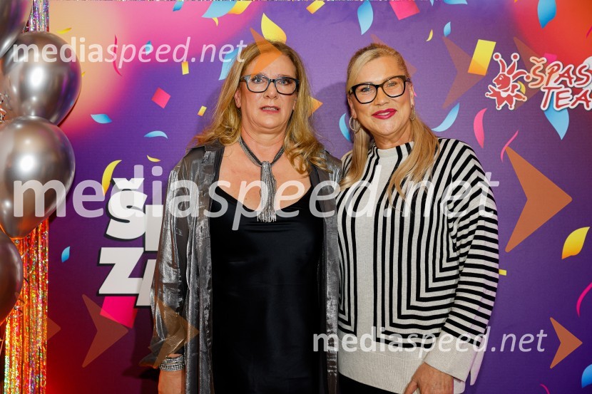  Urša Alič, direktorica, Špas teater;  Christa Žentiily - SaloméJubilejnih 25 let Špas teatra obeležili s premiero komedije Boeing Boeing