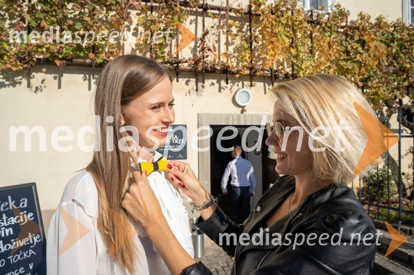  Neža Jarc, Mariborska vinska kraljica 2020;  Natalija Cvetko, Mediaspeed d.o.o.PUBEC že osmo sezono piše uspešno zgodbo o povezovanju