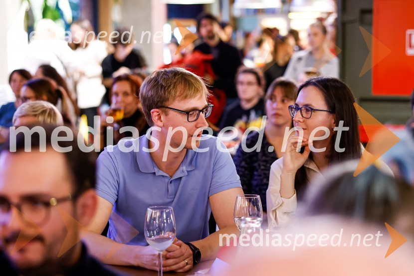  David Zupančič, vplivnež, pisatelj;  Ester ZupančičŽivljenje v sivi coni, predstavitev knjige Davida Zupančiča