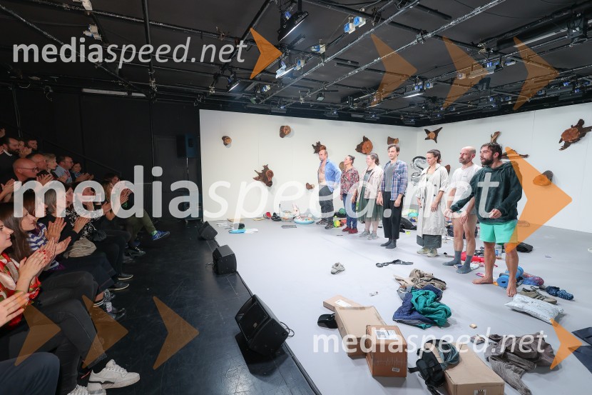  Gregor Zorc, igralec;  Draga Potočnjak, igralka in pisateljica;  Sara Dirnbek, igralka;  Klemen Kovačič, AGRFT ;  Katarina Stegnar, igralka;  Iztok Drabik Jug, igralec;  Vito Weis, igralecKrize, premiera predstave Slovensko mladinsko gledališče