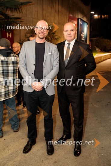  Matej Knep, vodja Urada za družbene dejavnosti Občine Piran;   Đenio Zadković, župan, Občina Piran25. festival slovenskega filma, zaključek festivala v Portorožu