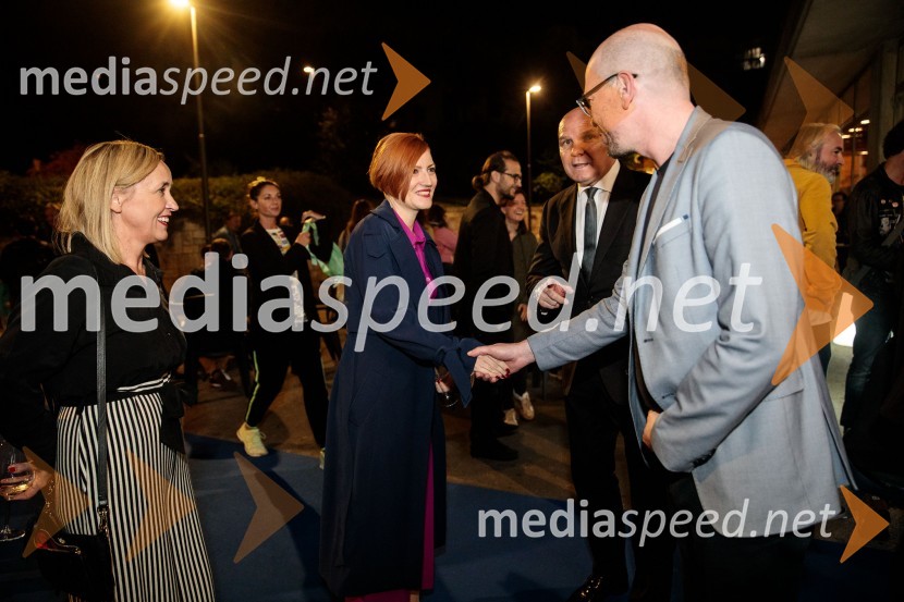 Nataša Bučar, direktorica, Slovenski filmski center; dr. Asta Vrečko, ministrica za kulturo;   Đenio Zadković, župan, Občina Piran;  Matej Knep, vodja Urada za družbene dejavnosti Občine Piran25. festival slovenskega filma, zaključek festivala v Portorožu