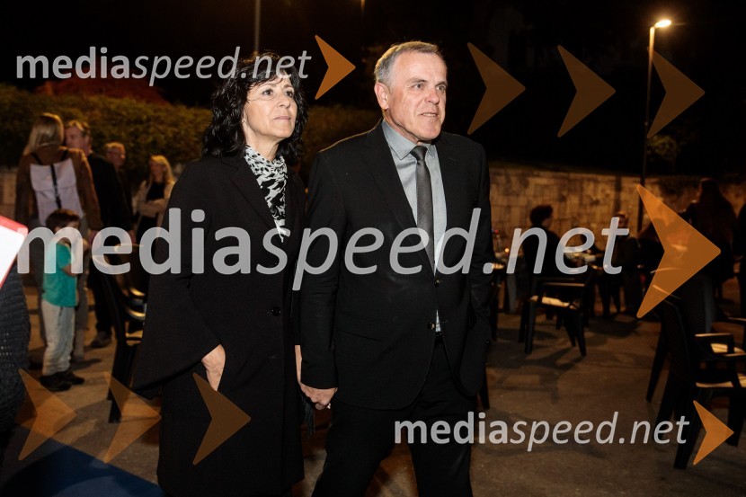  Viljanka Markočič;  Danilo Markočič, župan občine Izola25. festival slovenskega filma, zaključek festivala v Portorožu