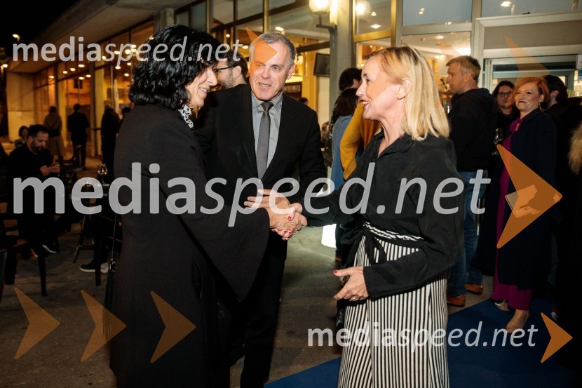  Viljanka Markočič;  Danilo Markočič, župan občine Izola;  Nataša Bučar, direktorica, Slovenski filmski center25. festival slovenskega filma, zaključek festivala v Portorožu