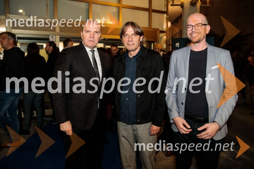   Đenio Zadković, župan, Občina Piran;   Bojan Labović, scenarist in režiser, direktor, Festival Slovenskega Filma;  Matej Knep, vodja Urada za družbene dejavnosti Občine Piran25. festival slovenskega filma, zaključek festivala v Portorožu