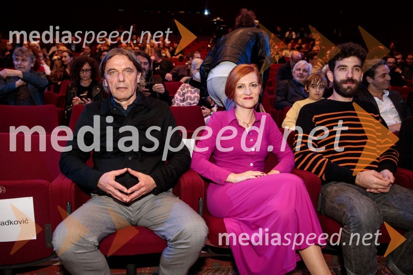   Bojan Labović, scenarist in režiser, direktor, Festival Slovenskega Filma; dr. Asta Vrečko, ministrica za kulturo;  ... 25. festival slovenskega filma, zaključek festivala v Portorožu