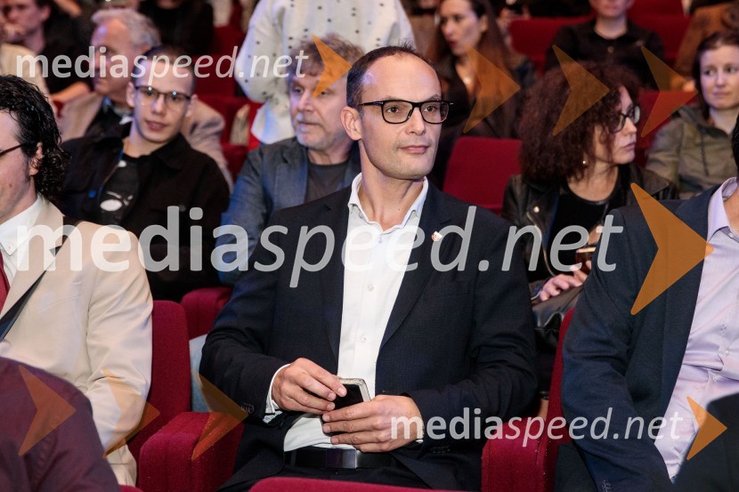  Anže Logar, poslanec SDS, predsednik Ljubljanskega odbora SDS, kandidat na predsedniških volitvah 202225. festival slovenskega filma, zaključek festivala v Portorožu