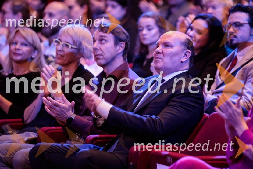  ... ;  Nina Ukmar, vodja kabineta, Ministrstvo za kulturo;  ... ;   Đenio Zadković, župan, Občina Piran25. festival slovenskega filma, zaključek festivala v Portorožu