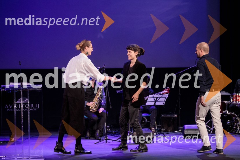  ... ;  Sara Kern, režiserka;  Rok Biček, režiser25. festival slovenskega filma, zaključek festivala v Portorožu