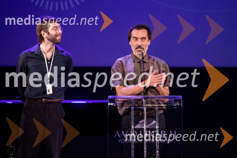  Matevž Jerman, režiser;  Miloš Tomić, režiser25. festival slovenskega filma, zaključek festivala v Portorožu