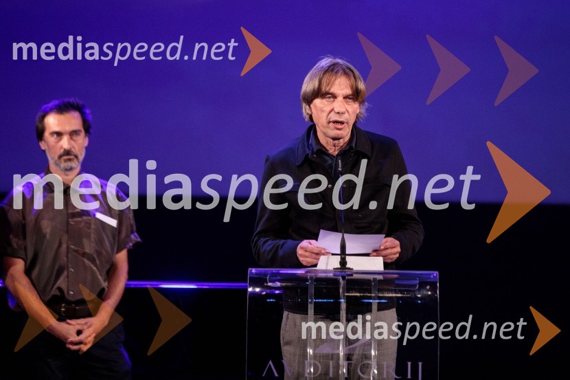  Miloš Tomić, režiser;   Bojan Labović, scenarist in režiser, direktor, Festival Slovenskega Filma25. festival slovenskega filma, zaključek festivala v Portorožu