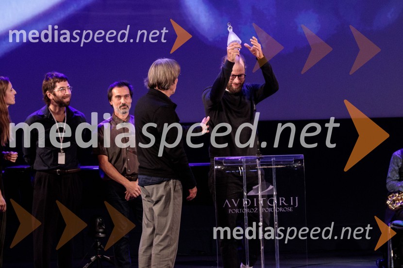   Bojan Labović, scenarist in režiser, direktor, Festival Slovenskega Filma;  Juš Premrov25. festival slovenskega filma, zaključek festivala v Portorožu