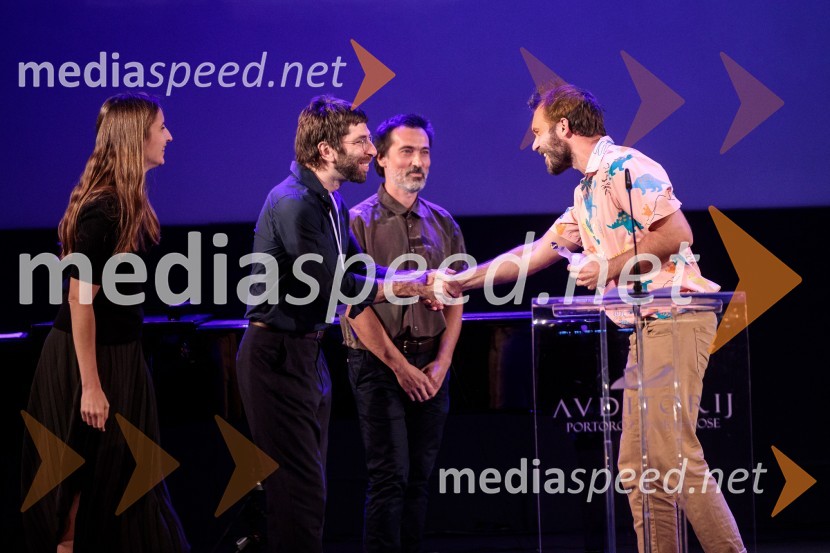  Matevž Jerman, režiser;  Leo Černic, filmski direktor25. festival slovenskega filma, zaključek festivala v Portorožu