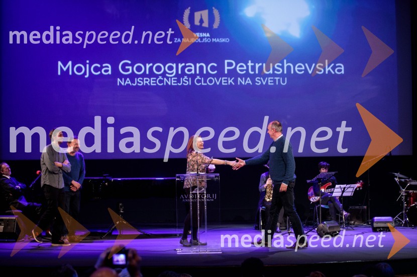  Ivana Krojna;  Danijel  Hočevar, producent25. festival slovenskega filma, zaključek festivala v Portorožu