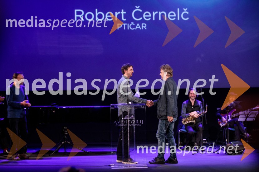  Darko Sinko, režiser;  Robert Černelč, scenograf25. festival slovenskega filma, zaključek festivala v Portorožu