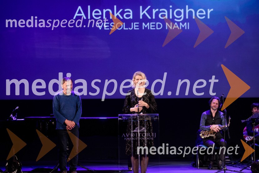  Milivoj Miki Roš, scenarist in režiser;  Alenka Kraigher, igralka25. festival slovenskega filma, zaključek festivala v Portorožu