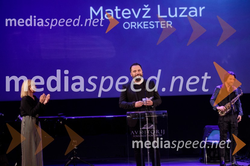  Nataša Bučar, direktorica, Slovenski filmski center;  Matevž Luzar, režiser;  ... 25. festival slovenskega filma, zaključek festivala v Portorožu