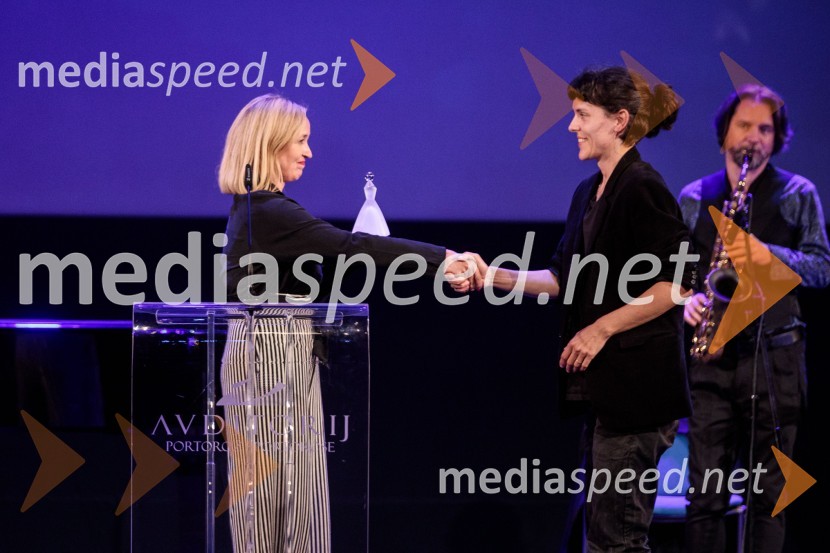  Nataša Bučar, direktorica, Slovenski filmski center;  Sara Kern, režiserka25. festival slovenskega filma, zaključek festivala v Portorožu