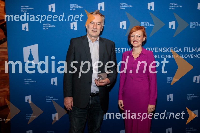  Jonas Žnidaršič, igralec; dr. Asta Vrečko, ministrica za kulturo25. festival slovenskega filma, zaključek festivala v Portorožu