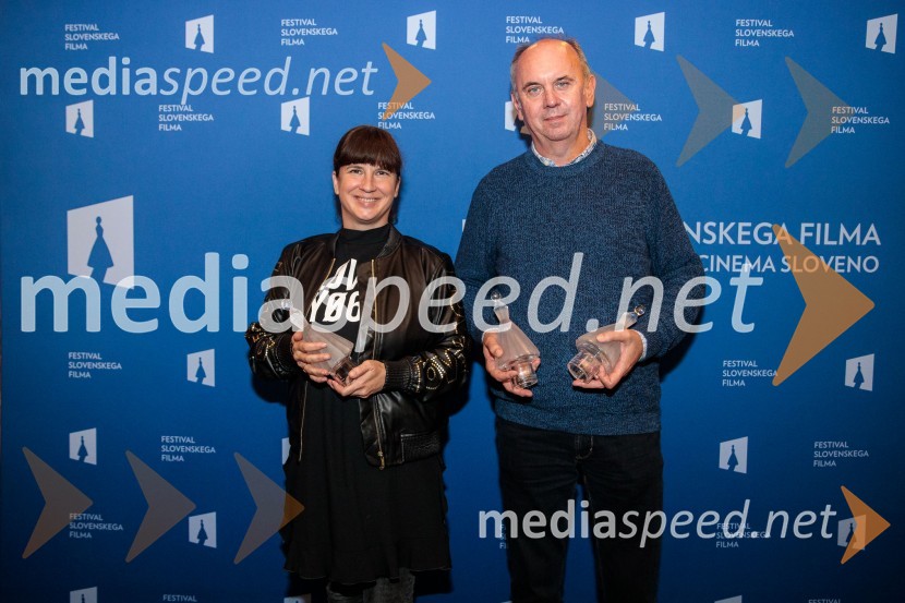  Monika Lorber, kostumografinja;  Danijel  Hočevar, producent25. festival slovenskega filma, zaključek festivala v Portorožu