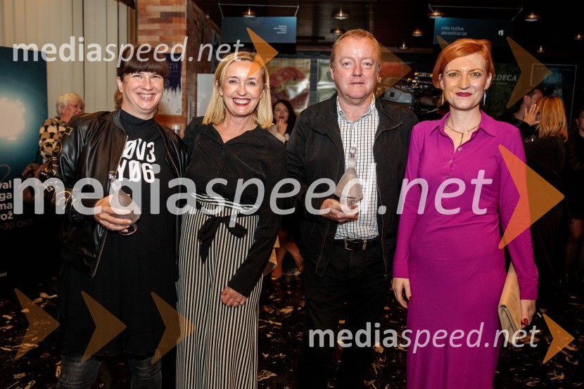  Monika Lorber, kostumografinja;  Nataša Bučar, direktorica, Slovenski filmski center;  Simon Tanšek, direktor fotografije; dr. Asta Vrečko, ministrica za kulturo25. festival slovenskega filma, zaključek festivala v Portorožu