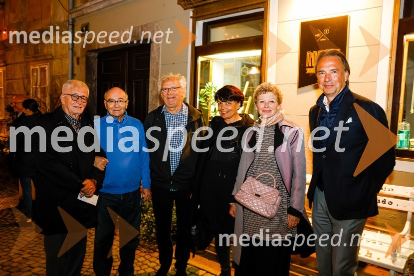 dr. Peter  Čeferin, pravnik, pisatelj;  Mitja Rotovnik, nekdanji direktor Cankarjevega doma;  ... ;  ... ;  Rija Čič;  Tomislav  Čizmić, predsednik uprave, Mercator d.d.Amsterdam, premiera v Mini teatru