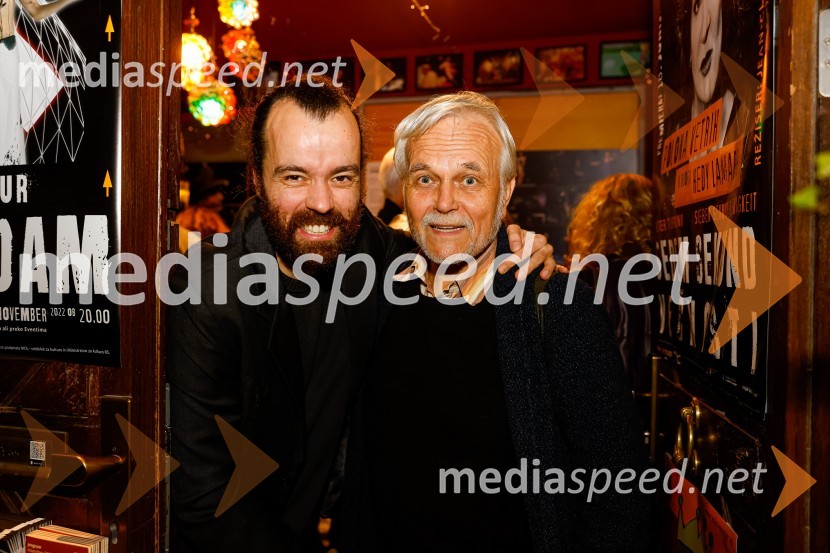  Blaž Šef, igralec;  Niko Goršič, igralec, publicist, režiserAmsterdam, premiera v Mini teatru