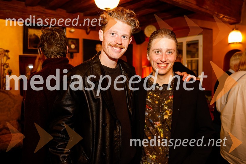  Borut Doljšak, igralec;  Timotej Novaković, igralecAmsterdam, premiera v Mini teatru