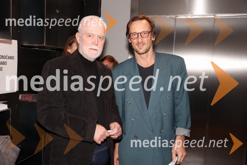  Marko Gorjanc, nekdanji ravnatelj/pomočnik ravnatelja SNG Drama Ljubljana;  Marko  Mandić, igralecŽene v testu, premiera