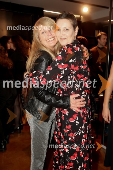  Zvezdana  Mlakar, igralka;  Barbara  Žefran, igralkaŽene v testu, premiera