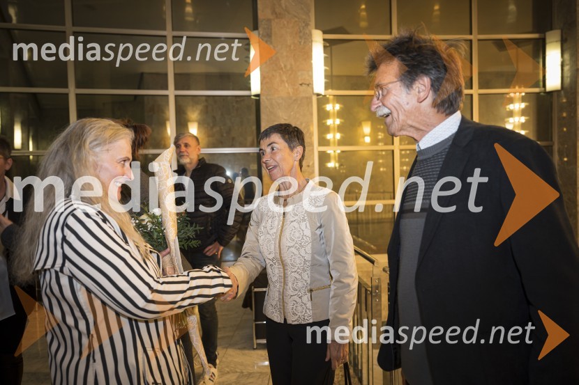  Dušanka Ristić, igralka;  Jasna Čuk Rupnik, zdravnica;  Jožko  Čuk, nekdanji direktor GZS, nekdanji direktor SNG Nova GoricaNeustrašne, premiera v SNG Nova Gorica