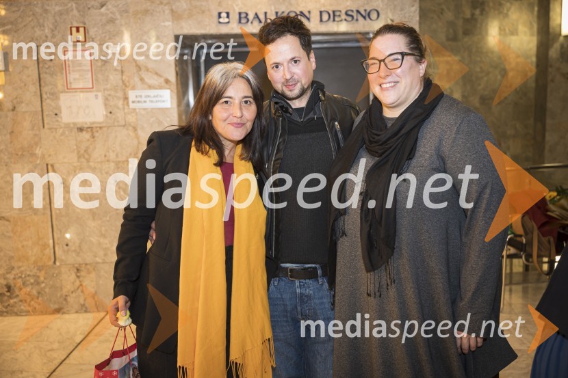  Marjuta  Slamič, igralka;  Andrej Zalesjak, igralec;  Ana Facchini, igralkaNeustrašne, premiera v SNG Nova Gorica