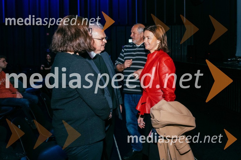  Mateja Rihter;  Jože Kopeinig, rektor doma prosvete v Tinjah;  ... ;  Tanja Fajon, podpredsednica vlade in ministrica za zunanje zadeve(T)ROHNENJE, premiera filma v Kino Šiška