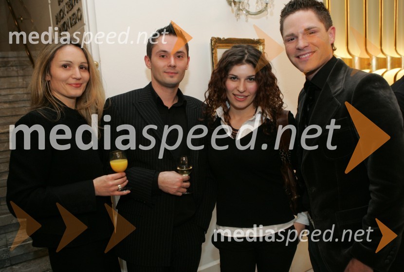 Jolanda Pinterič, marketnig RTS, Zoran Ristić, kuharski mojster, Natalija Bratkovič, novinarka televizije RTS Maribor in Sebastian, pevecRazglasitev Naj Mariborčanov 2005