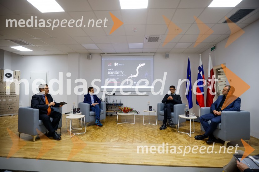  ... ;  Gregor Aljančič, Jamski laboratorij Tular;  Matjaž Rakovec, župan Mestne občine Kranj;  Klemen Malovrh, direktor, Zavod za turizem KranjSOS Proteus - odprtje informacijskega centra za varstvo človeške ribice, Kranj