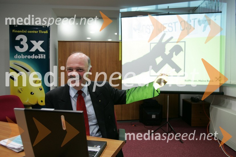 Klemens Nowotny, predsednik uprave Raiffeisen Banka d.d.RKB Avstrijsko srečanje