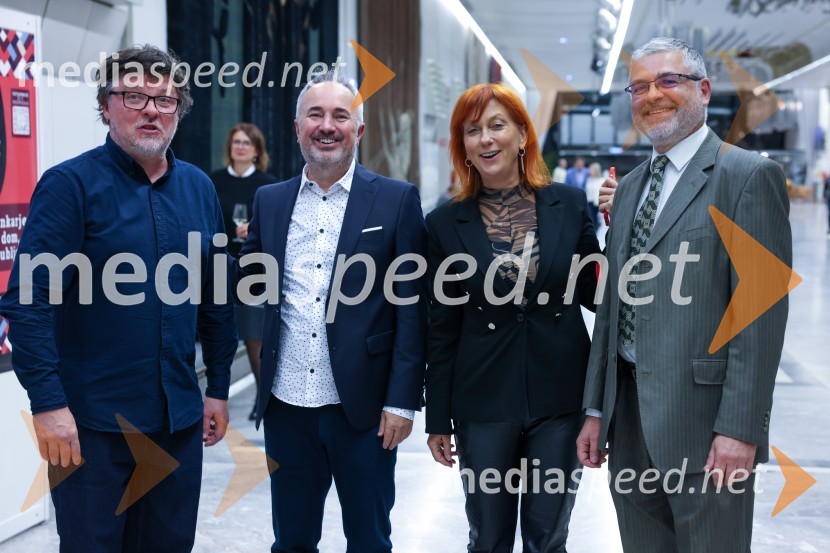  Boštjan Botas Kenda, prorektor ALUO, pedagog, načrtovalec vizualnih sporočil;  Bojan Kuhar, pomočnik direktorice, Narodna galerija;  Jerneja  Kamnikar, ustanoviteljica in direktorica Vivo Catering; Uni. dip. inž Primož Žvonkelj, Metronik d.o.o.Orkester Romanske Švice na odru Cankarjevega doma