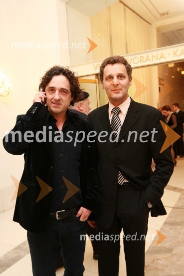 Vito Taufer, režiser, in Danilo Rošker, direktor SNG MariborZlatorog, premiera opere