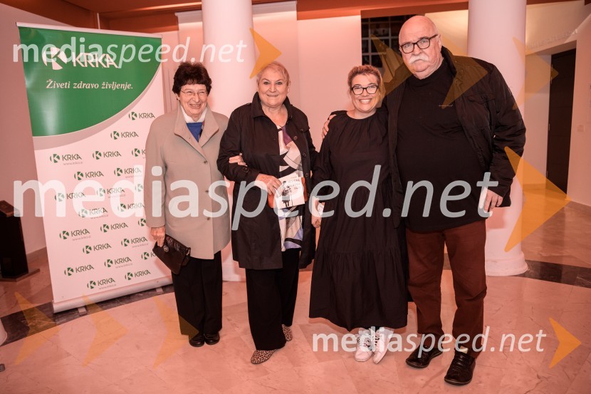  ... ;  Branka Gombač;  Ivana Djilas, režiserka;  Peter GombačNevidna ženska, premiera