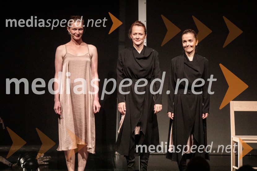  Špela Frlic, igralka;  Katja Povše, igralka;  Maja Kunšič, igralkaNevidna ženska, premiera