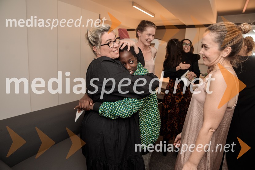  Ivana Djilas, režiserka;  Ruben Gombač;  Maja Kunšič, igralkaNevidna ženska, premiera