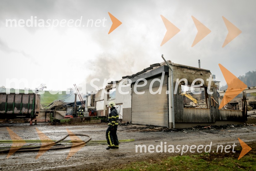 Zagorelo v podjetju za predelavo biomase