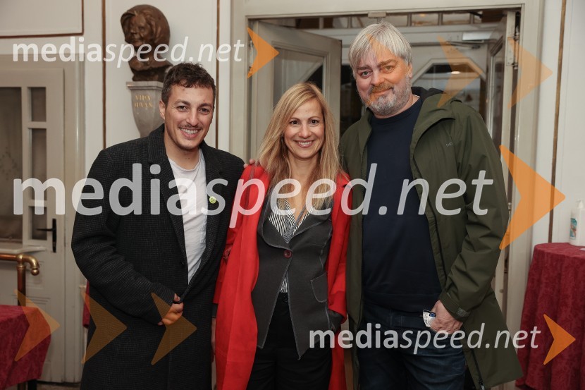  Žan  Papič, stand up komik;  Aleksandra  Balmazović, igralka;  Marko Miladinović - Mile, igralecOjdip, gostujoča drama v SNG drama Ljubljana