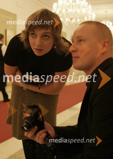 Katarina Pernat in Urban Lavrenčič, mariborska ekipa ŽurnalaRazglasitev Naj Mariborčanov 2005