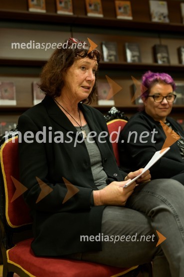  Seta Knop, pisateljica;  Ivana Djilas, režiserkaPredstavitev novo izdanih knjig založbe Goga, novinarska konferenca