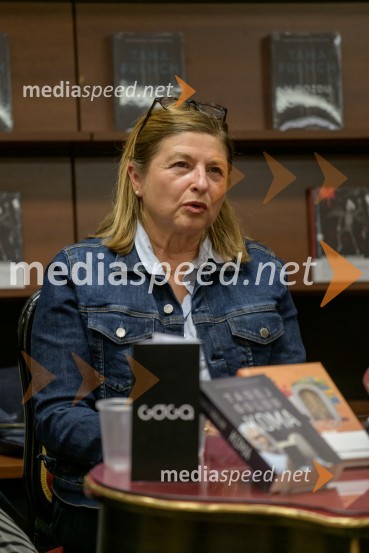  Mirana Likar Bajželj, pisateljicaPredstavitev novo izdanih knjig založbe Goga, novinarska konferenca