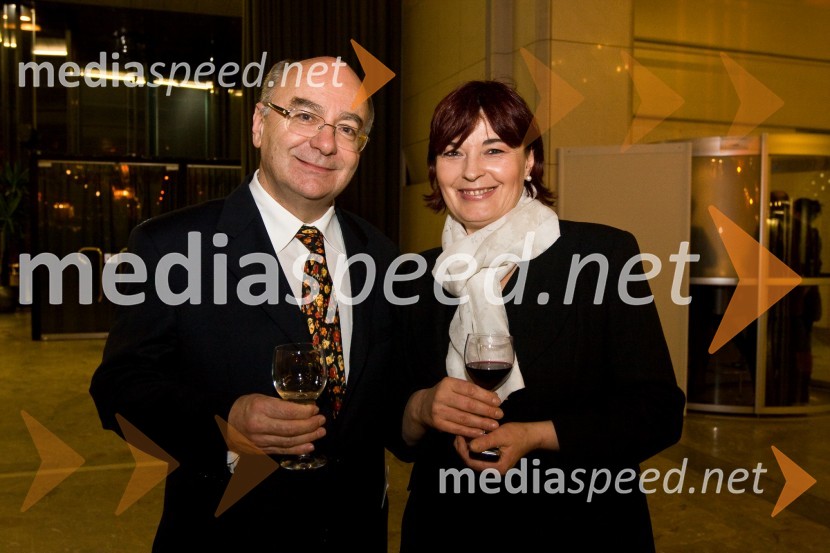 Mitja Rotovnik, generalni direktor Cankarjevega doma in ...Podelitev Prešernovih nagrad 2009